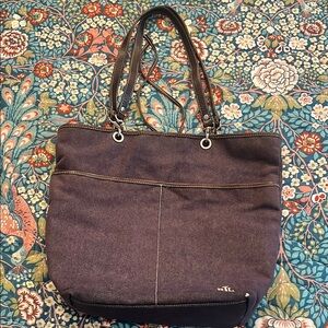 Lauren Ralph Lauren Denim Tote Bag